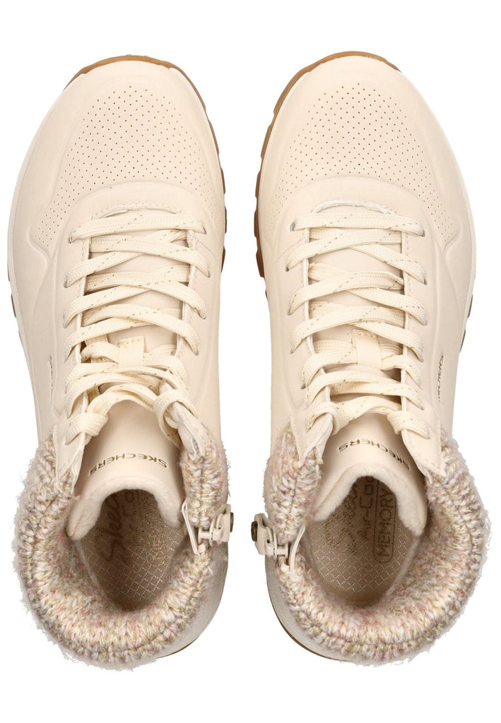 Skechers Sneaker Lederimitat/Textil Beige