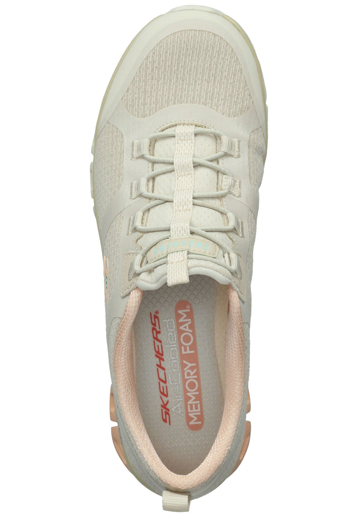 Skechers Sneaker Lederimitat/Textil Beige/Rosa