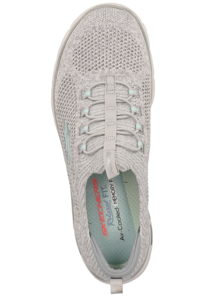 Skechers Sneaker Lederimitat/Textil Grau