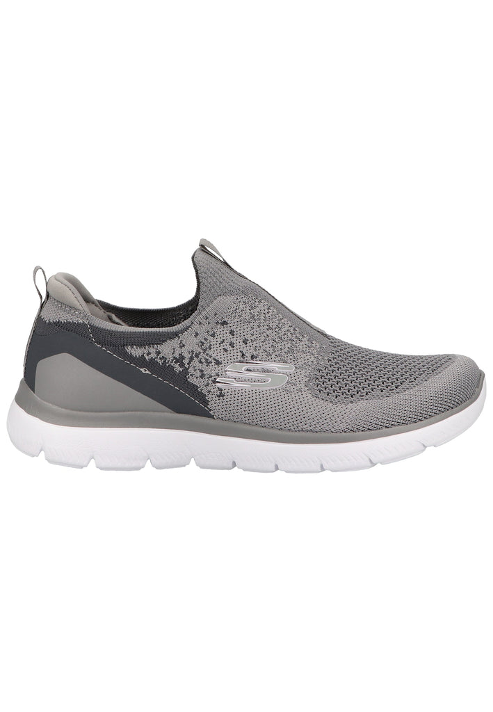 Skechers Sneaker Lederimitat/Textil Grau