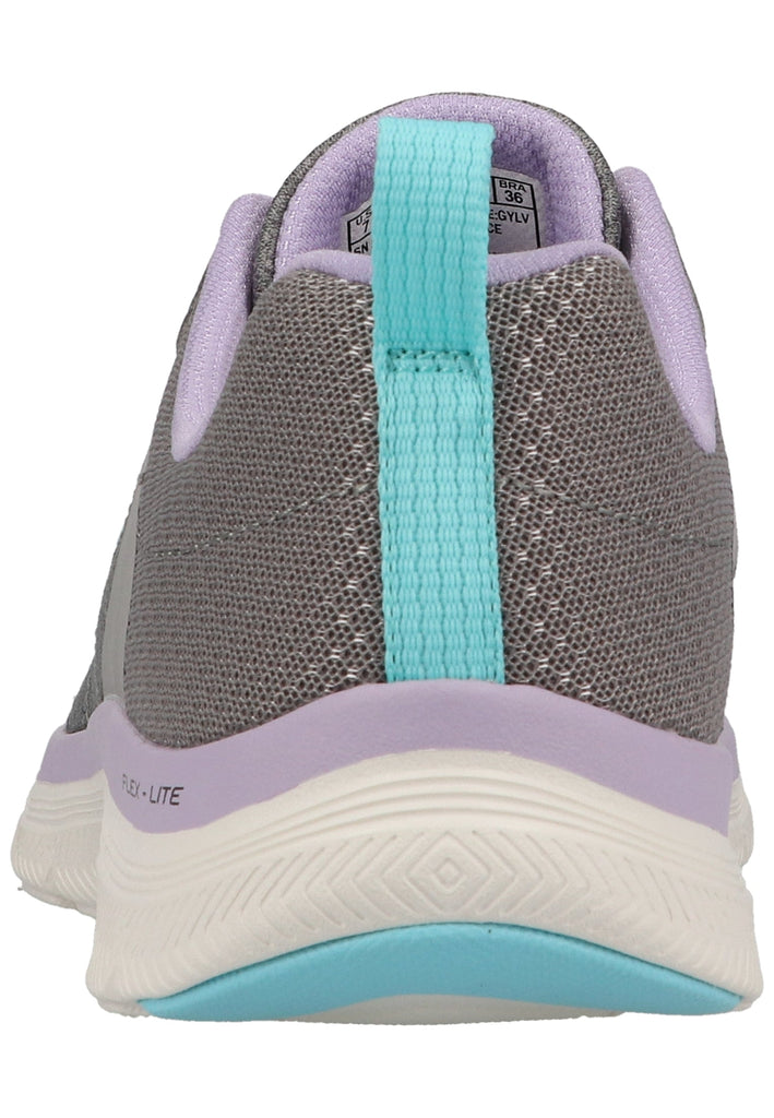 Skechers Sneaker Lederimitat/Textil Grau
