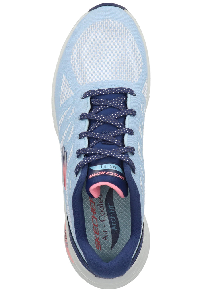 Skechers Sneaker Lederimitat/Textil Hellblau