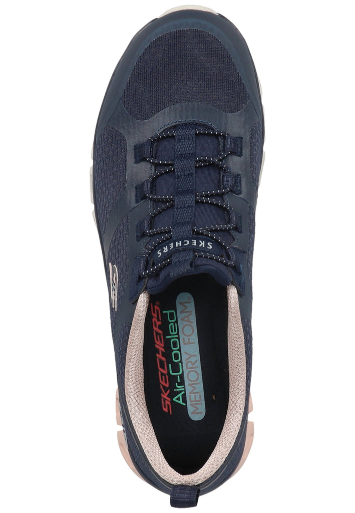 Skechers Sneaker Lederimitat/Textil Navy