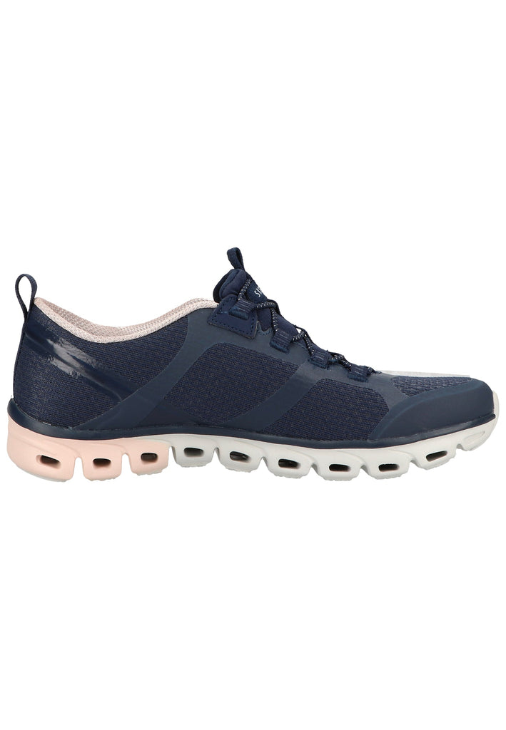 Skechers Sneaker Lederimitat/Textil Navy