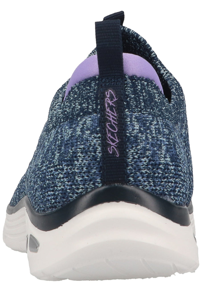 Skechers Sneaker Lederimitat/Textil Navy