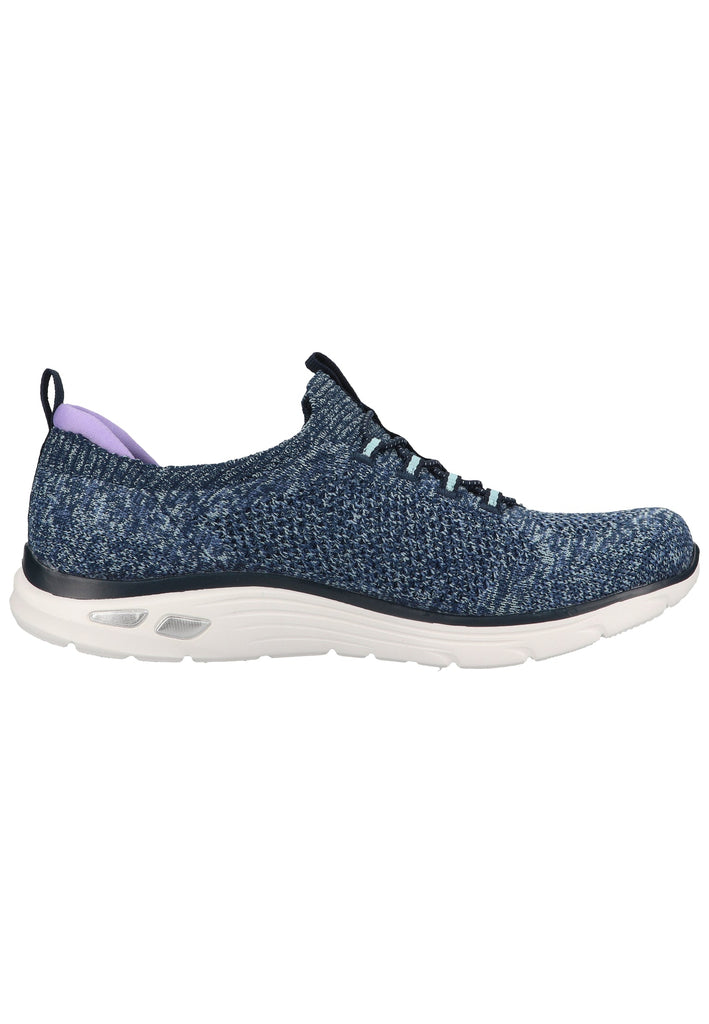 Skechers Sneaker Lederimitat/Textil Navy