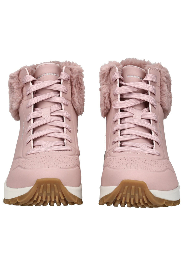 Skechers Sneaker Lederimitat/Textil Pink Warmfutter
