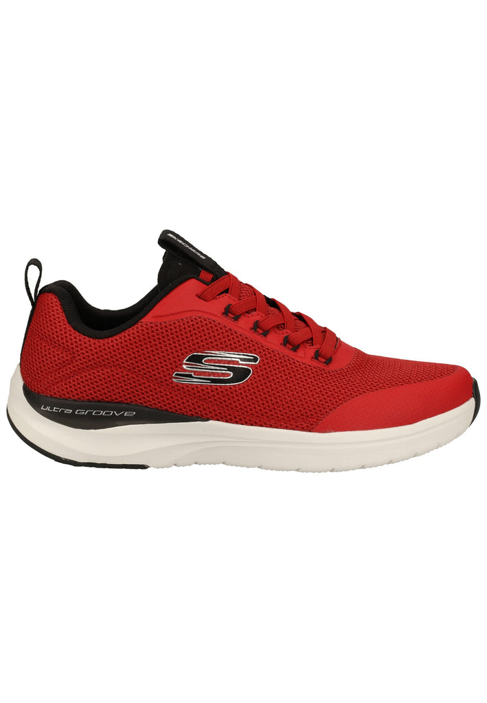 Skechers Sneaker Lederimitat/Textil Rot