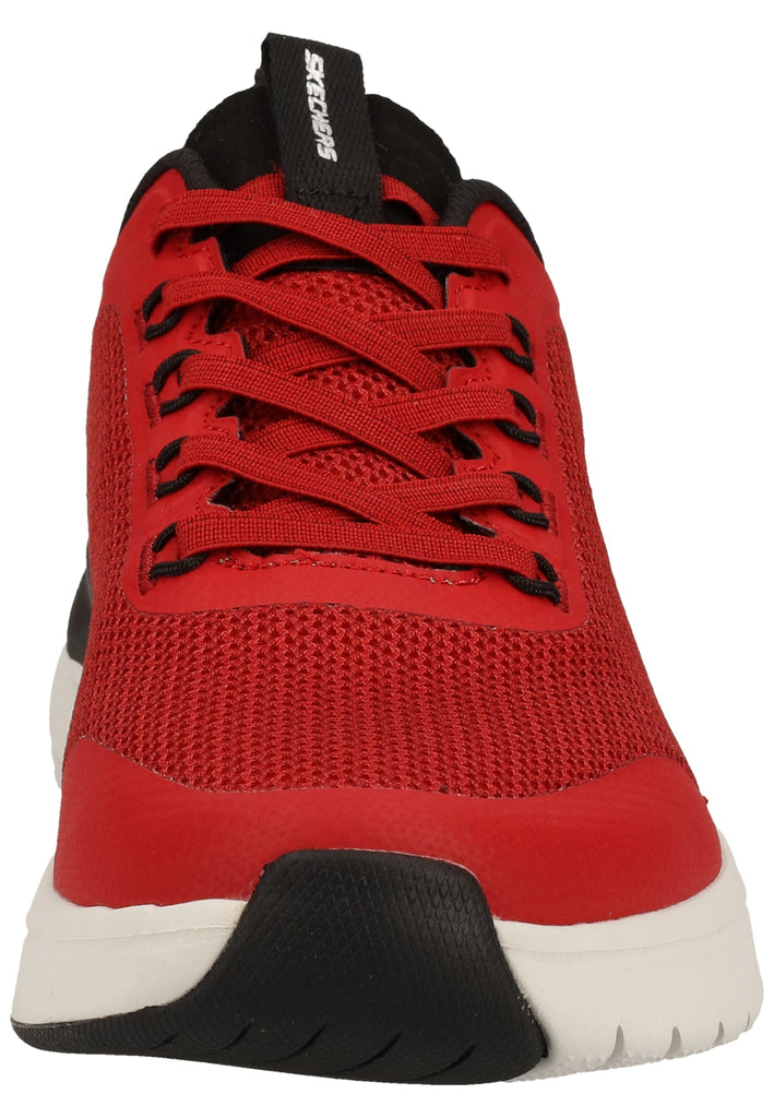 Skechers Sneaker Lederimitat/Textil Rot