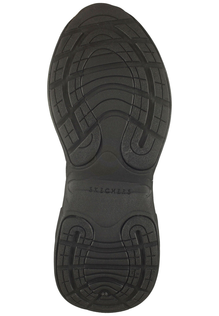 Skechers Sneaker Lederimitat/Textil Schwarz
