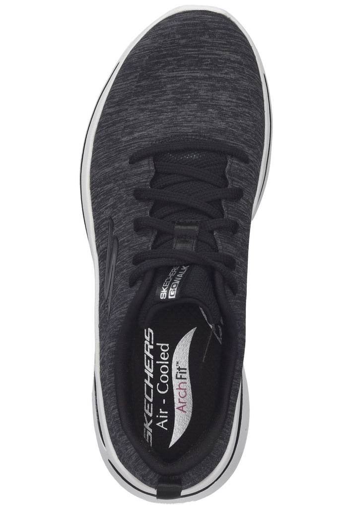 Skechers Sneaker Lederimitat/Textil Schwarz