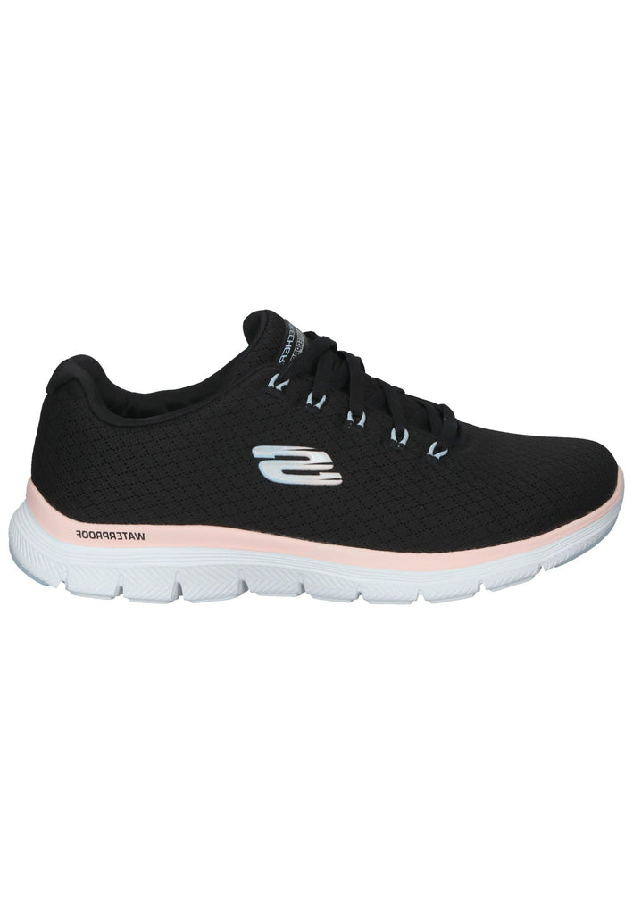 Skechers Sneaker Lederimitat/Textil Schwarz