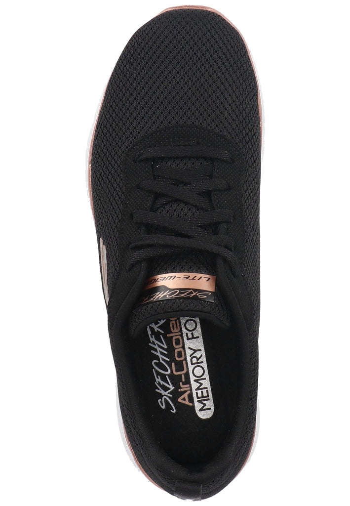 Skechers Sneaker Lederimitat/Textil Schwarz