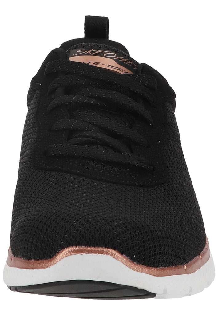 Skechers Sneaker Lederimitat/Textil Schwarz