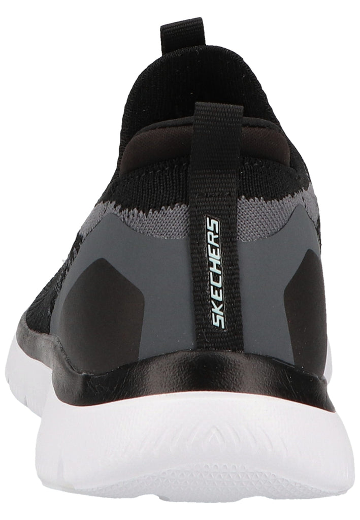 Skechers Sneaker Lederimitat/Textil Schwarz