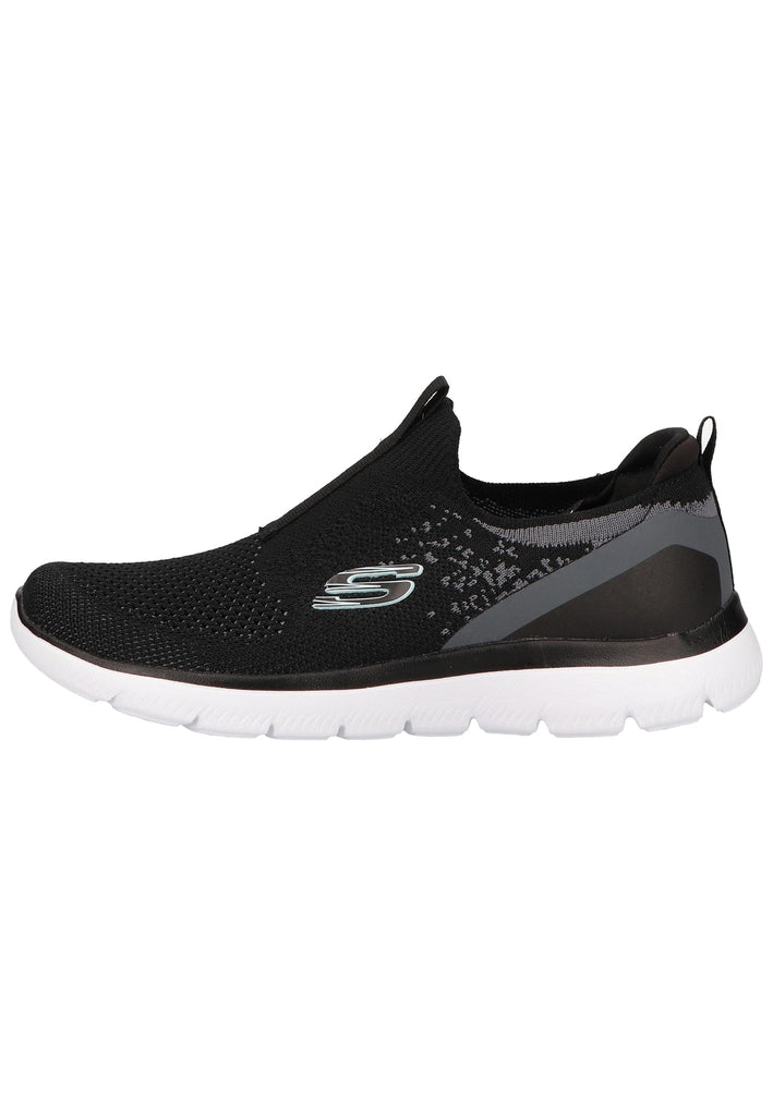 Skechers Sneaker Lederimitat/Textil Schwarz