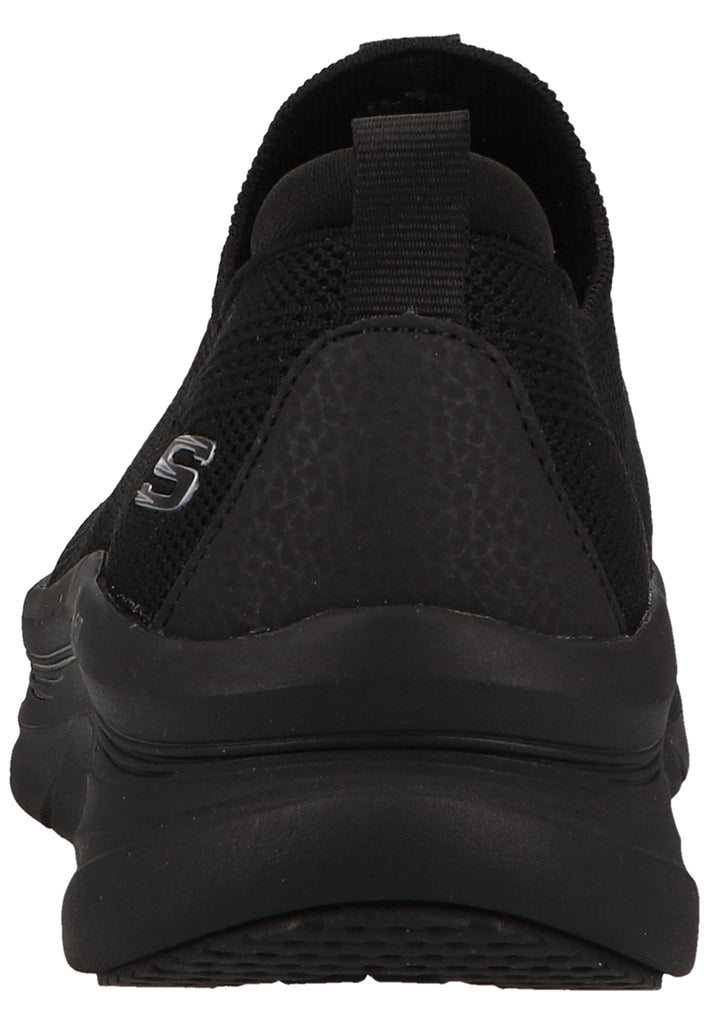 Skechers Sneaker Lederimitat/Textil Schwarz