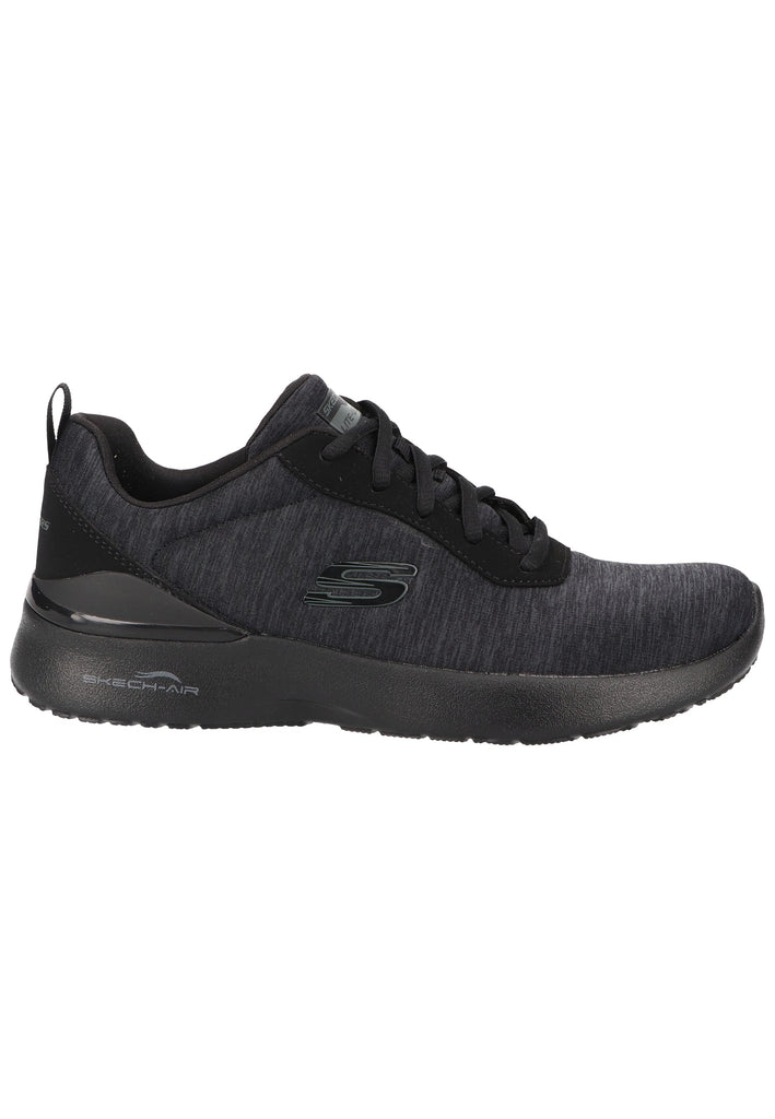 Skechers Sneaker Lederimitat/Textil Schwarz