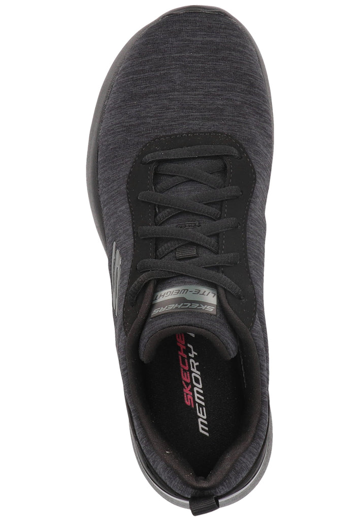 Skechers Sneaker Lederimitat/Textil Schwarz