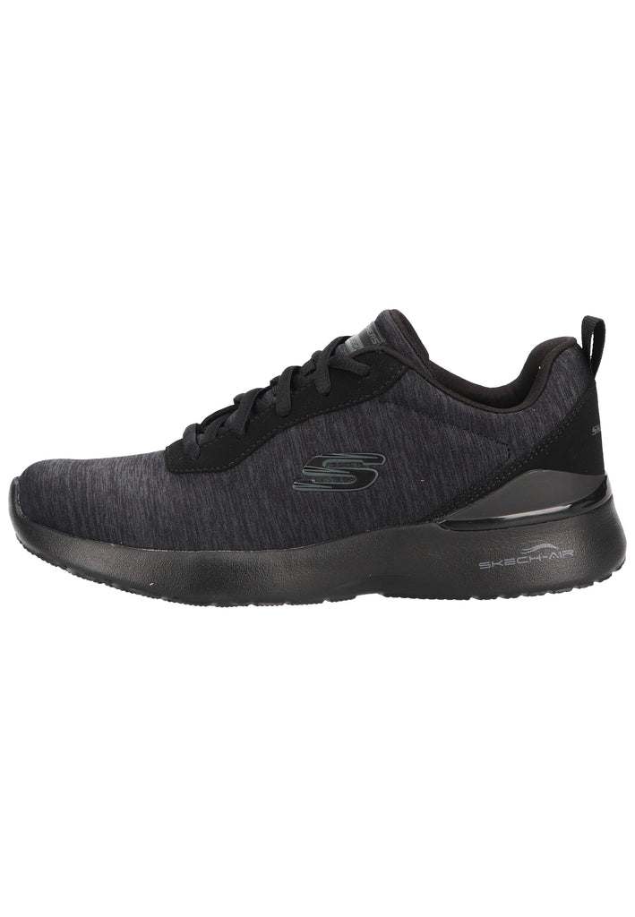 Skechers Sneaker Lederimitat/Textil Schwarz