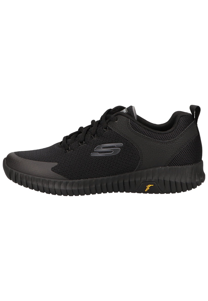 Skechers Sneaker Lederimitat/Textil Schwarz