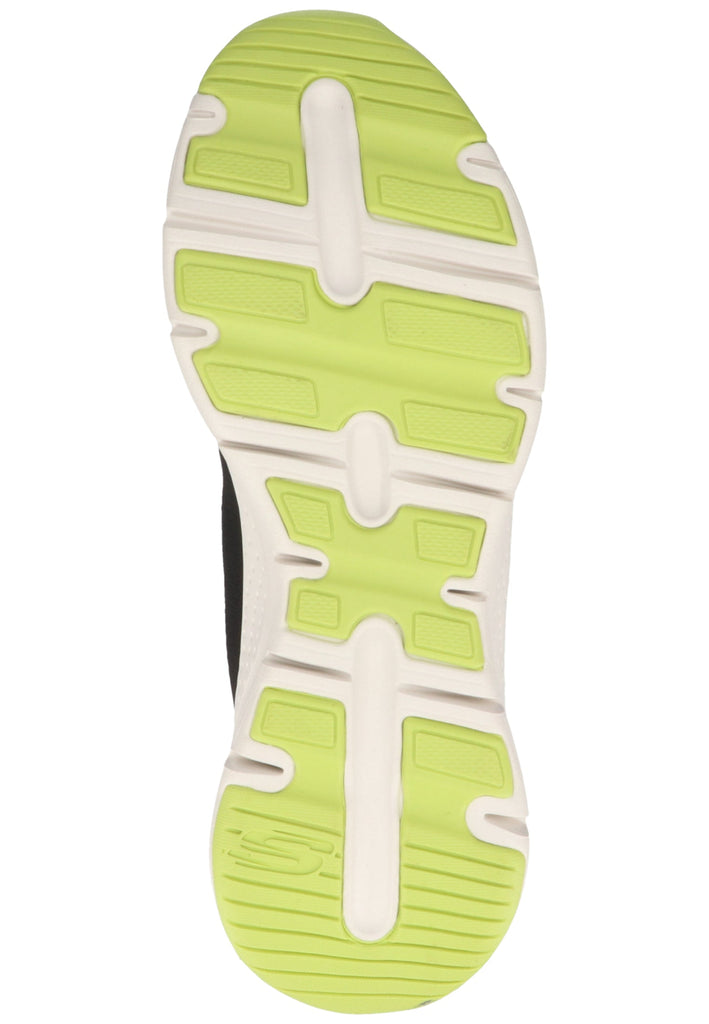 Skechers Sneaker Lederimitat/Textil Schwarz