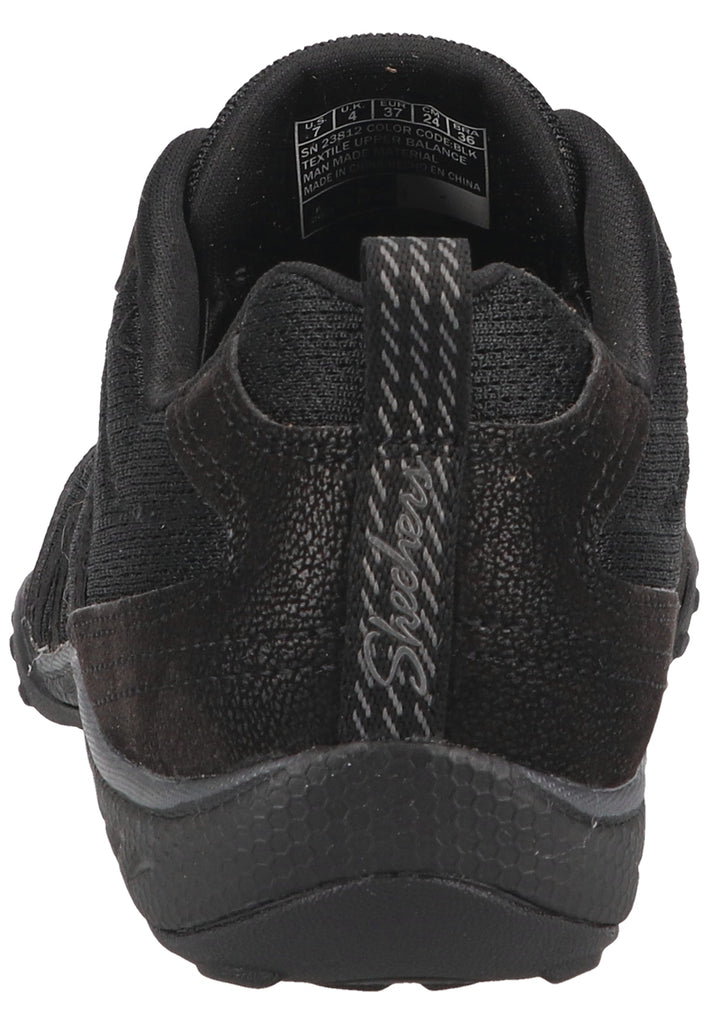 Skechers Sneaker Lederimitat/Textil Schwarz