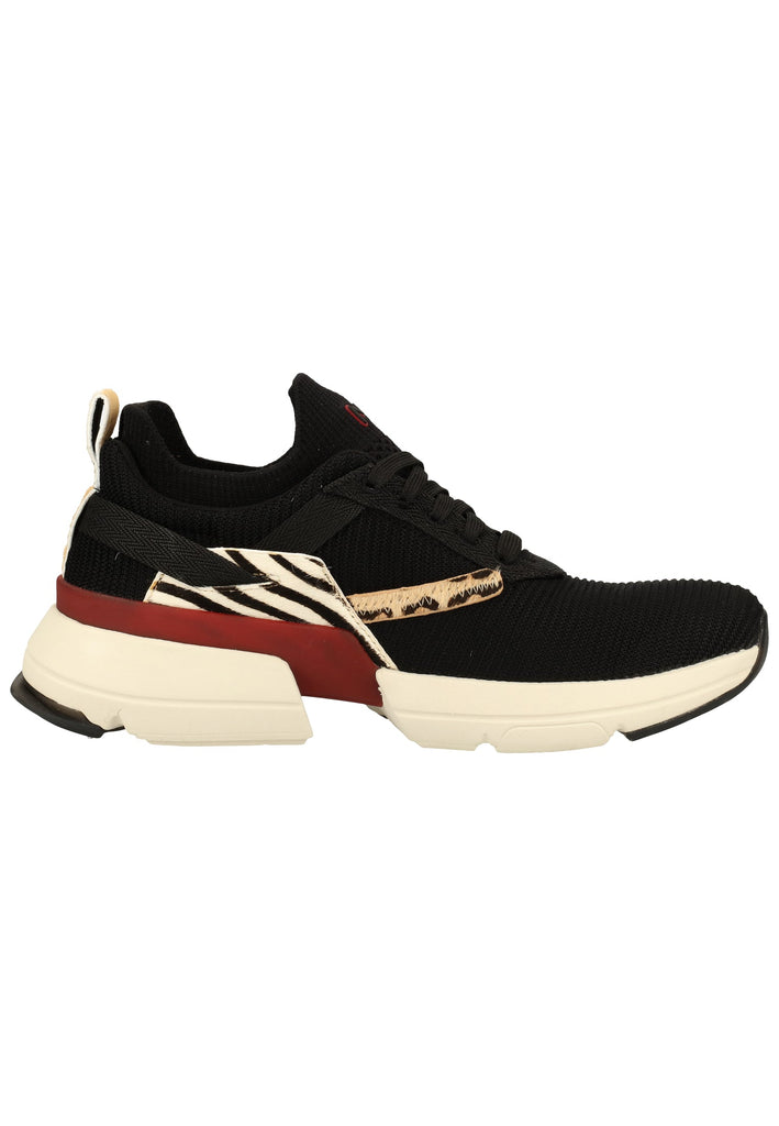 Skechers Sneaker Lederimitat/Textil Schwarz