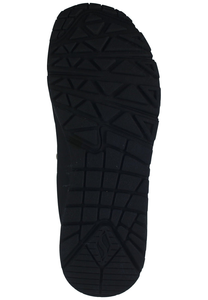 Skechers Sneaker Lederimitat/Textil Schwarz Kombi