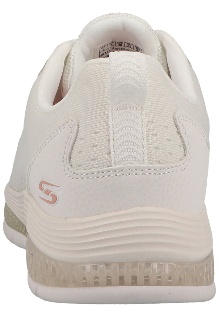 Skechers Sneaker Lederimitat/Textil Weiß
