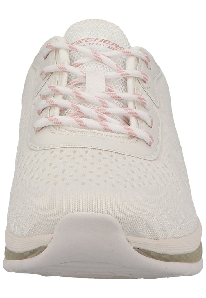 Skechers Sneaker Lederimitat/Textil Weiß