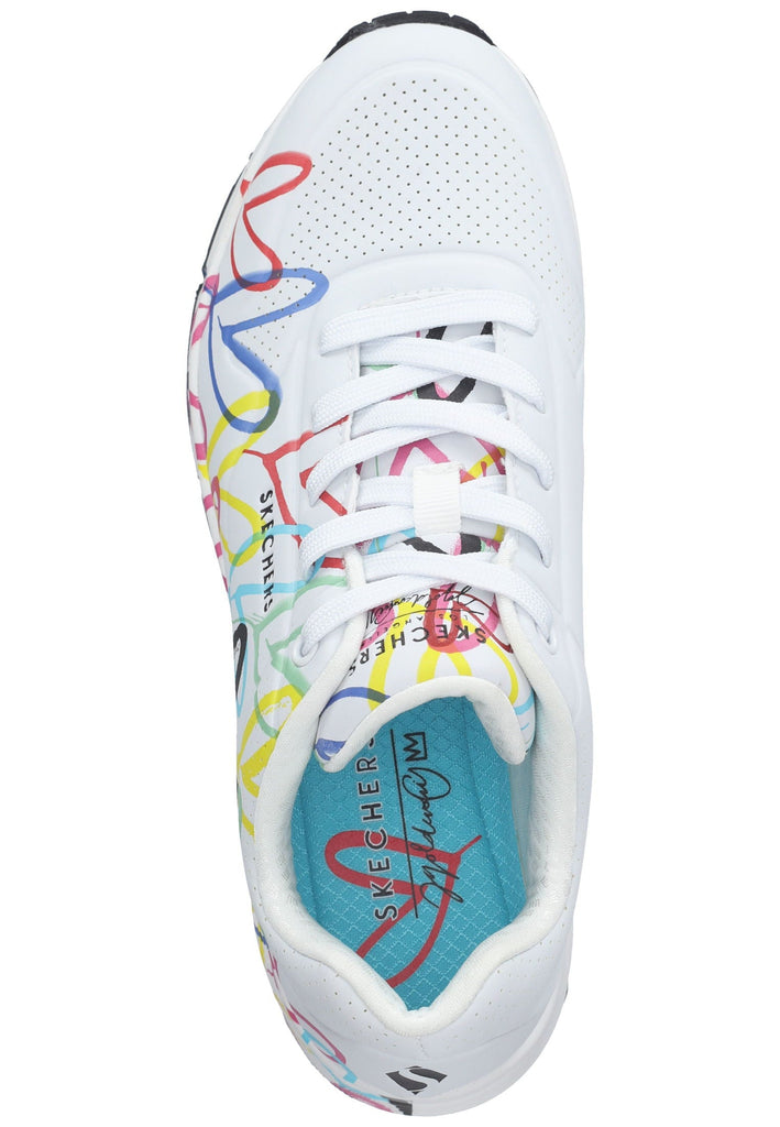 Skechers Sneaker Lederimitat Weiß