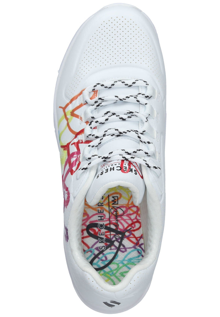 Skechers Sneaker Lederimitat Weiß