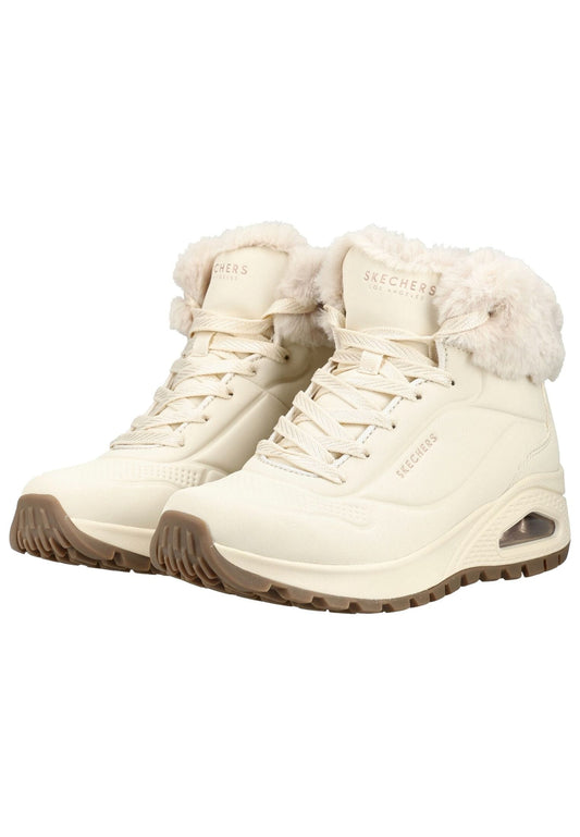 Skechers Sneaker Lederimitat Weiß Warmfutter