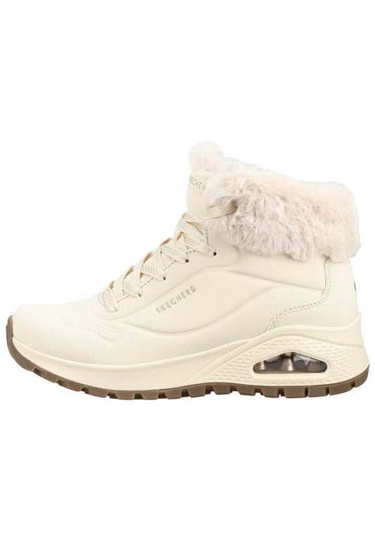 Skechers Sneaker Lederimitat Weiß Warmfutter