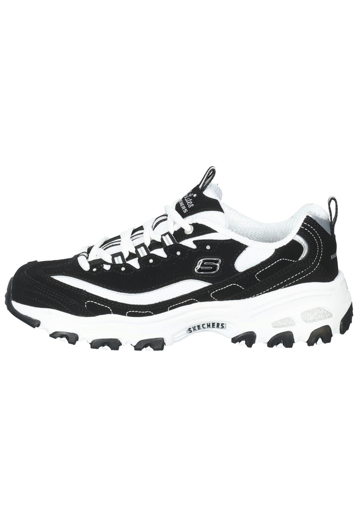 Sneaker Skechers Sneaker Leder Schwarz/Weiß