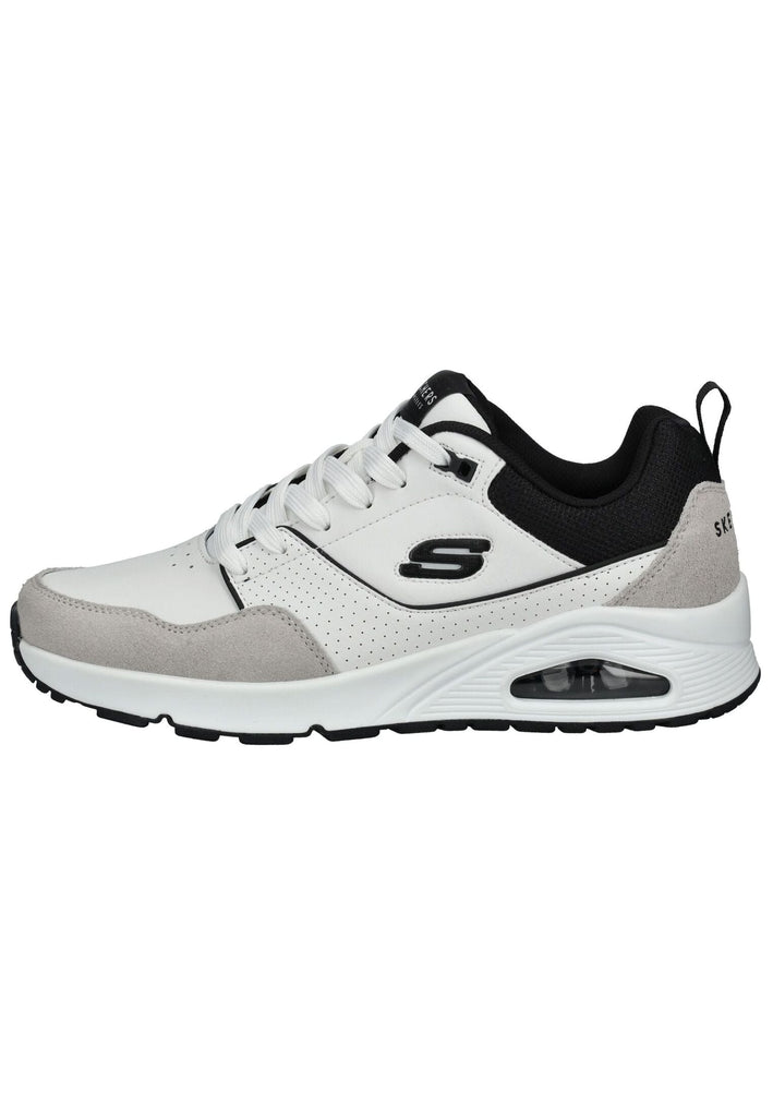 Sneaker Skechers Sneaker Leder Weiß/Schwarz