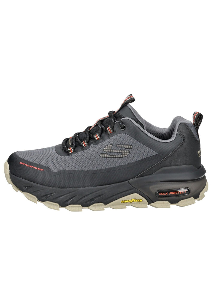 Sneaker Skechers Sneaker Lederimitat Schwarz/Grau