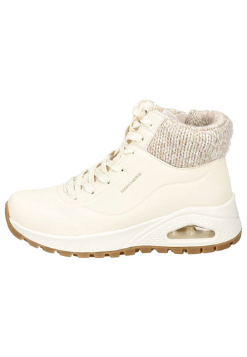 Sneaker Skechers Sneaker Lederimitat/Textil Beige