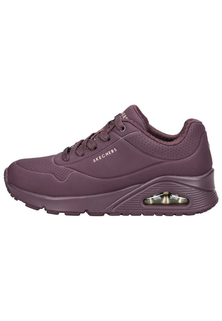 Sneaker Skechers Sneaker Lederimitat Weinrot