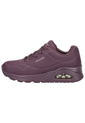 Sneaker Skechers Sneaker Lederimitat Weinrot