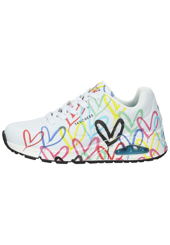 Sneaker Skechers Sneaker Lederimitat Weiß