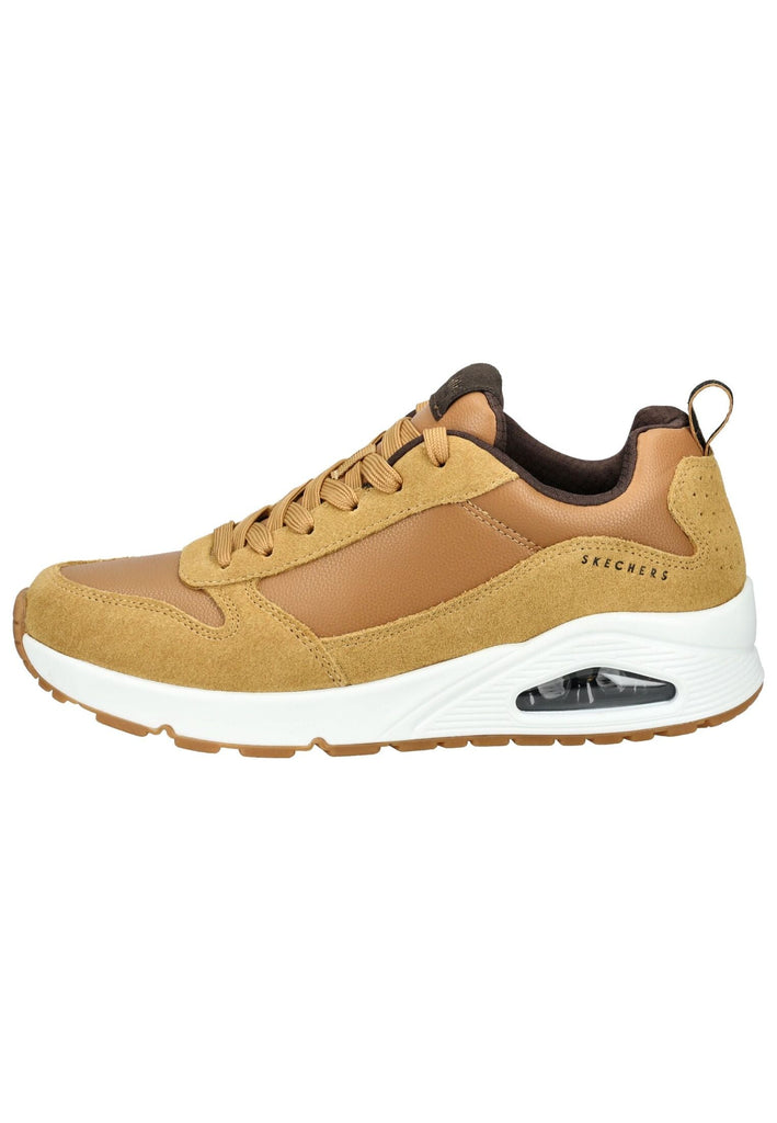 Sneaker Skechers Sneaker Veloursleder Mittelbraun