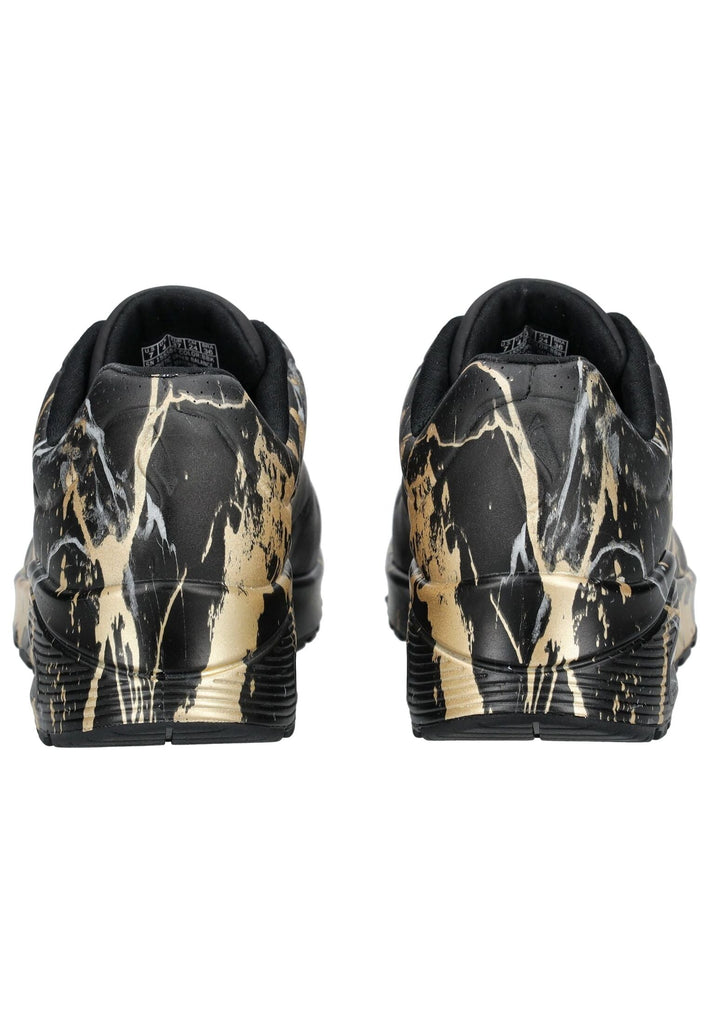 Skechers Sneaker Synthetik Schwarz/Gold