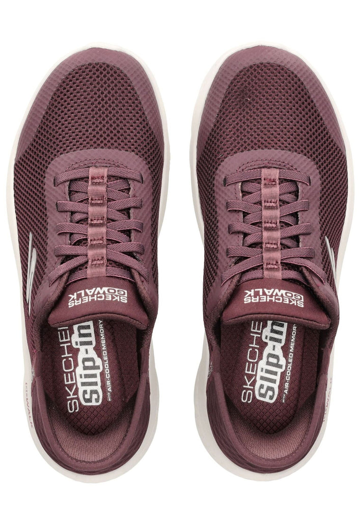 Skechers Sneaker Textil Burgunder