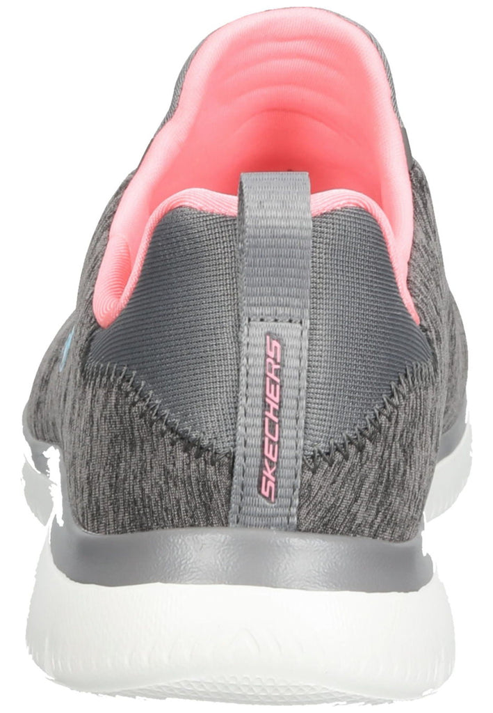 Skechers Sneaker Textil Grau/Pink