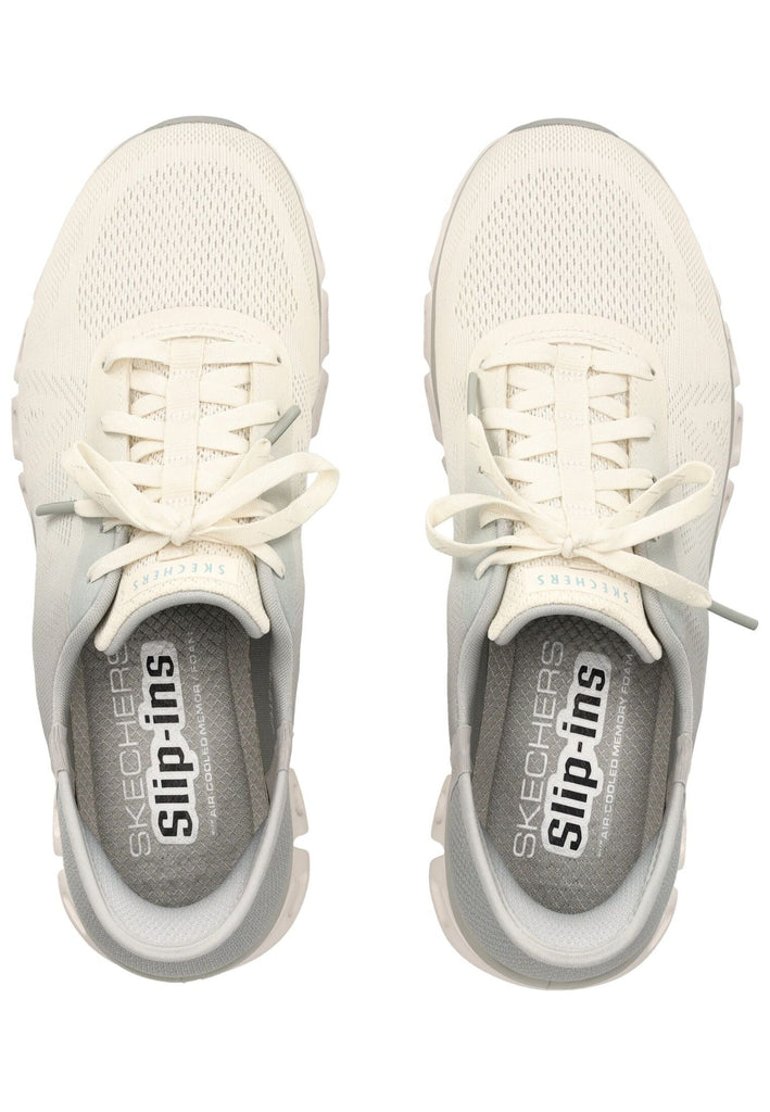 Skechers Sneaker Textil Grau/Weiß