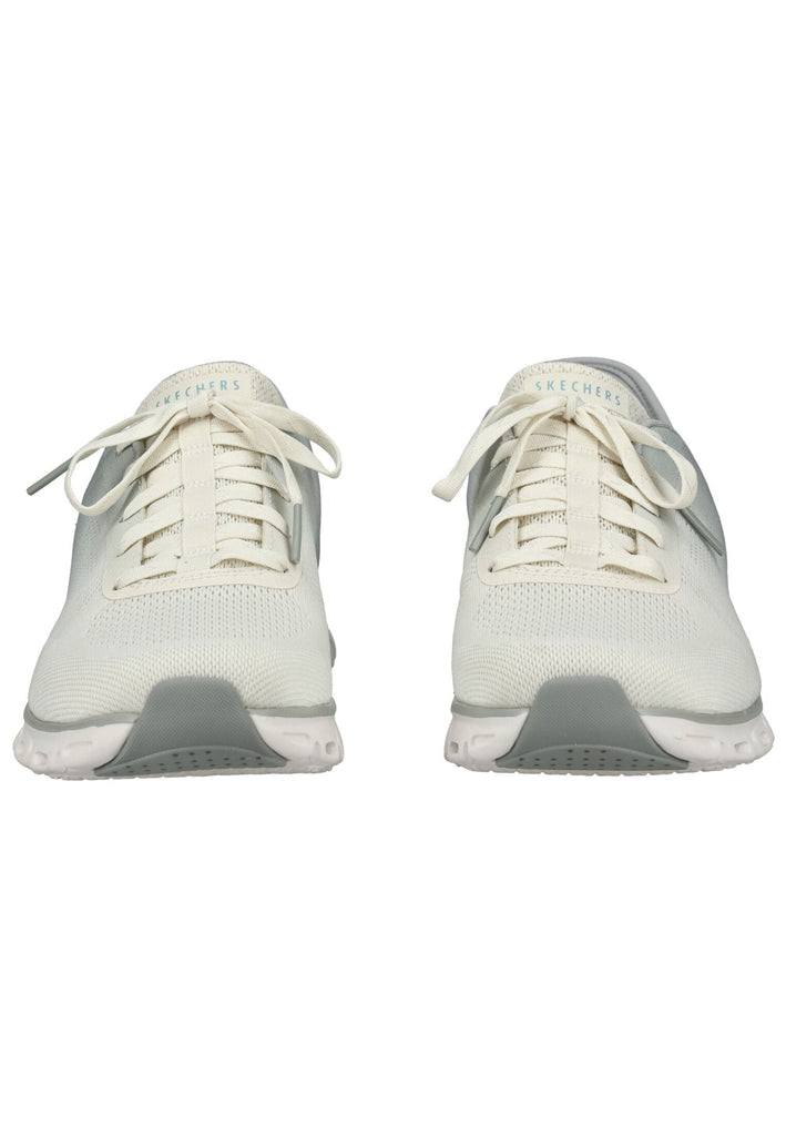 Skechers Sneaker Textil Grau/Weiß