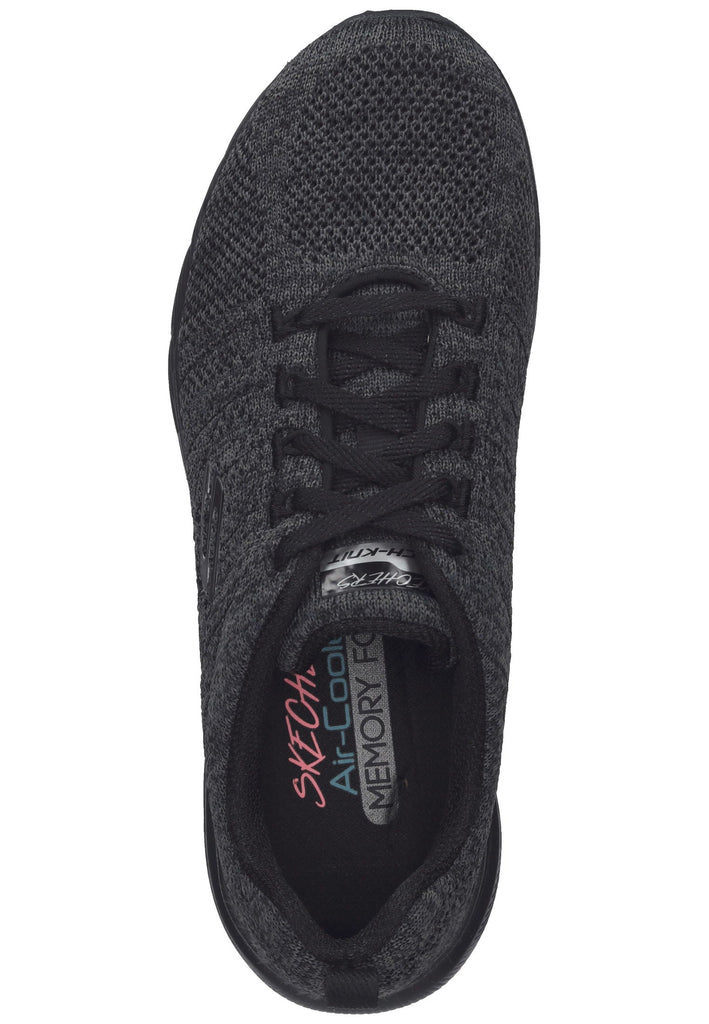 Skechers Sneaker Textil Schwarz/Grau