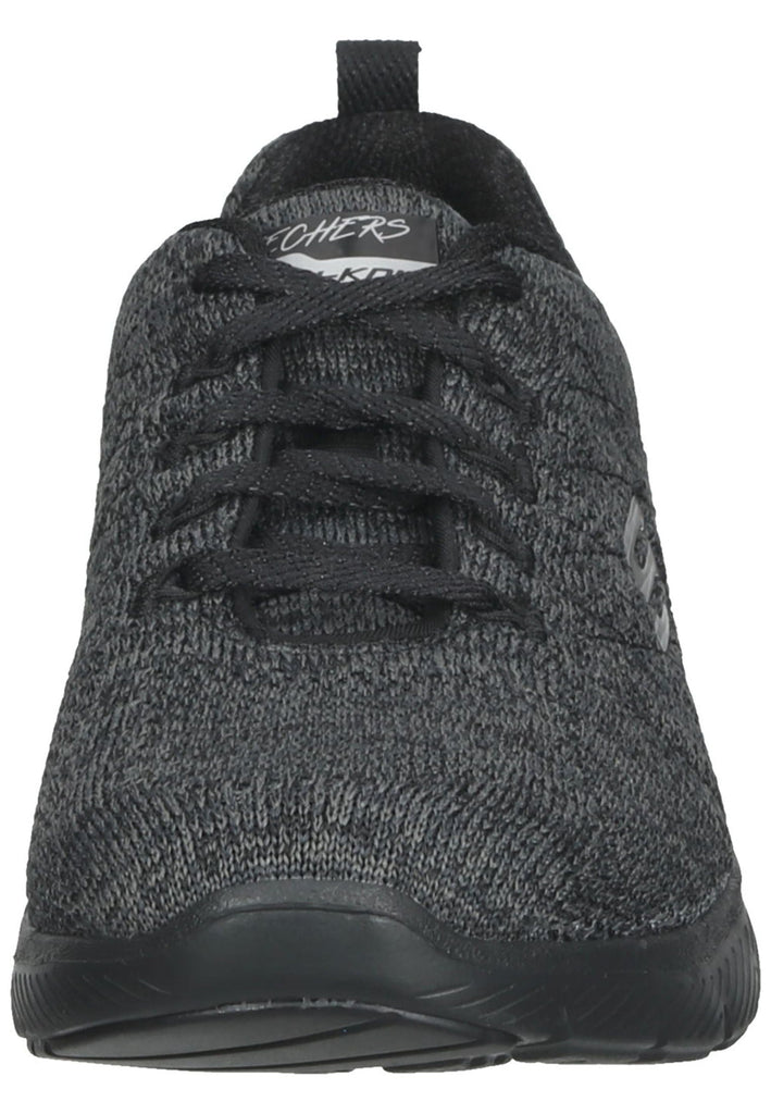 Skechers Sneaker Textil Schwarz/Grau